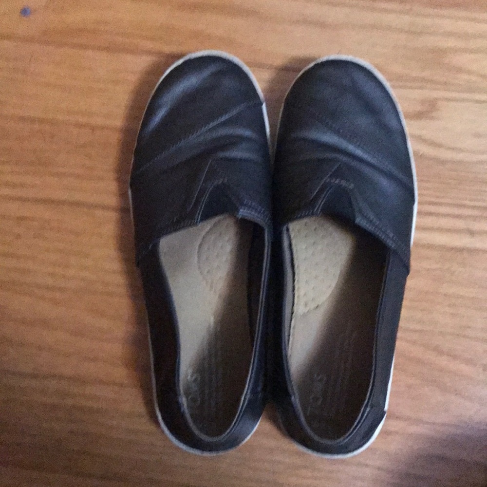 Brown Leather Toms Size 7.5